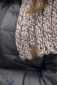 Komplet czapka+szalik Vivisence 7086Kmpl różowy