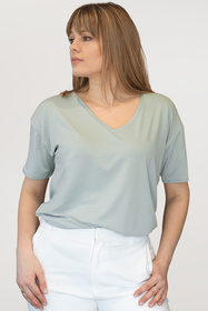 Koszulka klasyczna Babell Patty mięta