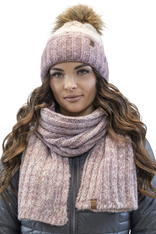 Szalik Vivisence 7105 różowy