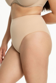 Figi modelujące Julimex 471 Seamless Panty Maxi beżowy