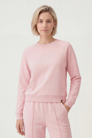Vivisence 9004 bluza nierozpinana z okrągłym dekoltem różowy