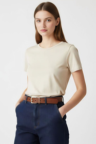 Pasek skórzany Vivisence P0001 brown