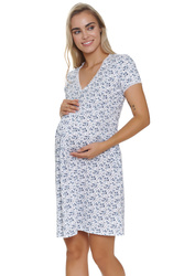 Koszula Doctor Nap TCB.5335 navy bloom