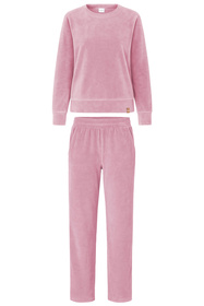 Komplet bluza+spodnie Vivisence 9206kmpl pudrowy róż