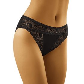 Wol-Bar Lisa II Majtki figi, czarny