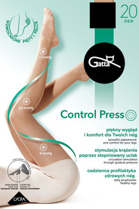Gatta Control Press Wyrób pończoszniczy rajstopy, nero