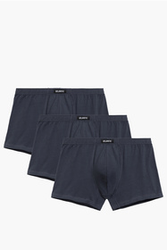 Atlantic 3BMH-007 bokserki 3-pack dopasowany krój biały