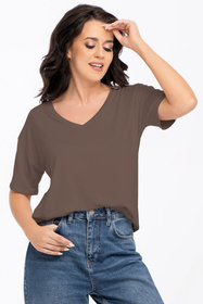 Koszulka Babell Patty kakaowy