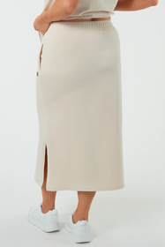 Spódnica Italian Fashion Stella maxi beż 