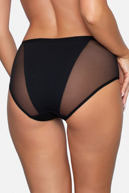 Majtki wysokie figi Babell BBL 177 czarny