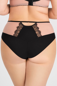 Majtki figi Gorsenia K835 Black to Black czarny 