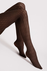 Rajstopy Fiore Stereo 40 DEN G6074 chocolate