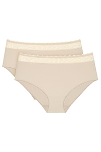 Triumph 10214887 Feel of Modal Midi 2-pack Majtki figi, 6720-creamy dream