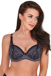 Biustonosz push-up Gaia 1214 Cloe grafitowy