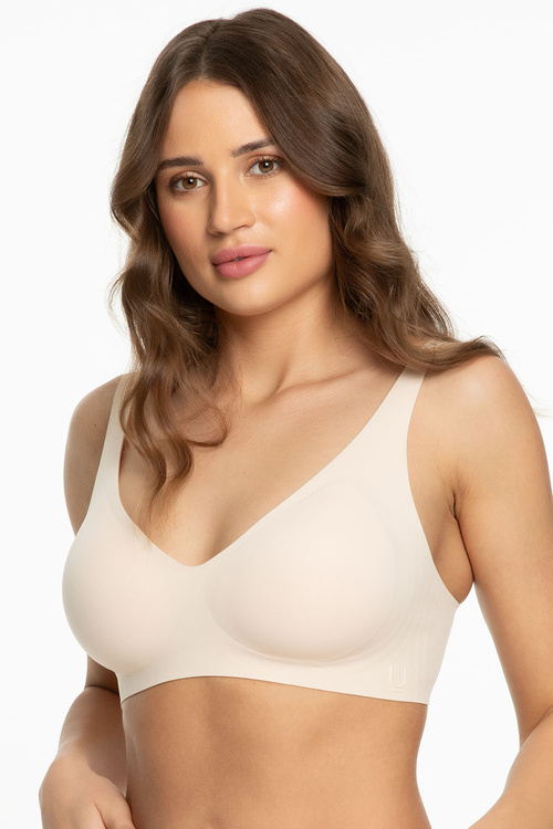 Biustonosz braletka Julimex Jelly Bra Basic beżowy