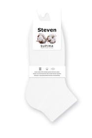 Skarpety za kostkę Steven 157 półfrotte biały 