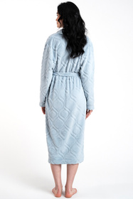 Szlafrok Italian Fashion Morena dł.r. j.niebieski