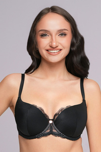 Ava 2256 Asielle MAXI biustonosz usztywniany gładki black
