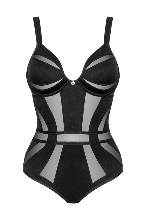 Body sexy Obsessive Chic Amoria teddy czarny