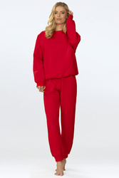 Komplet bluza+spodnie Dkaren Rehema-Kpl czerwony
