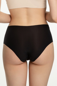 Wysokie figi Julimex Mousse Maxi czarny