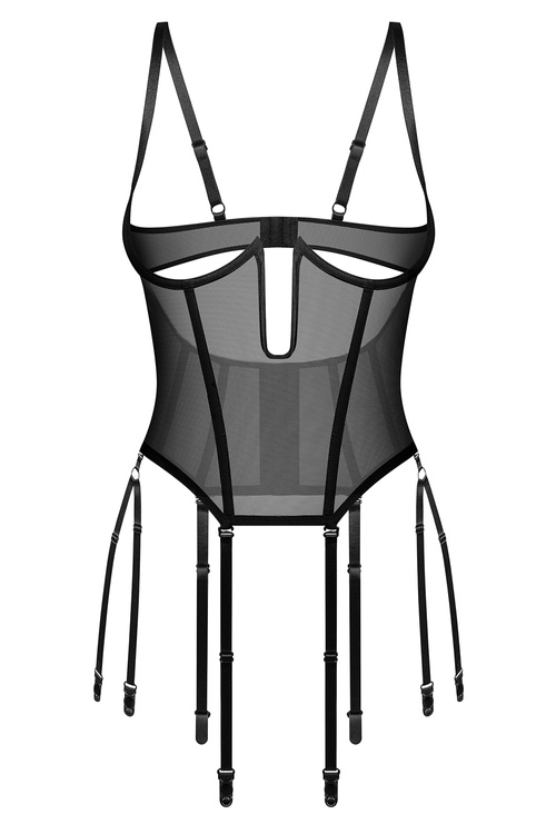 Gorset sexy Obsessive Euphori corset black