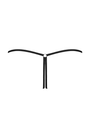 Obsessive Remediosa crotchless thong Majtki stringi otwarte, czarny
