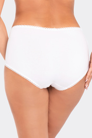 Majtki wysokie figi Babell BBL 199 biały 