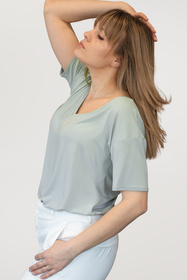 Koszulka klasyczna Babell Patty mięta