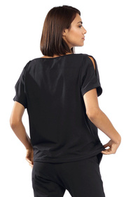 Koszulka bez rękawów Reviver F5530 czarny 