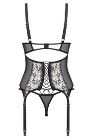 Obsessive Vila Blanes gorset z fiszbinami i stringi multicolor