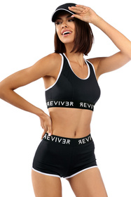 Reviver F5519 Top fitness, czarny