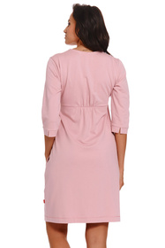 Dn-nightwear SBL.4243 Nocna szlafrok, papaya
