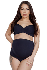 Mitex Mama Belly Majtki wysokie figi, navy