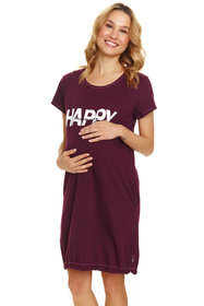 Nocna koszula Doctor Nap TCB.9504 burgundy