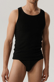 Atlantic BMV-046 koszulka na ramiączkach przylegająca czarny
