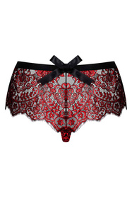 Obsessive Redessia shorties Majtki szorty, bordowy