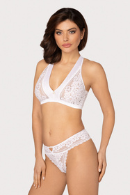 Biustonosz braletka Róża Gizela top biały