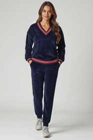 Komplet bluza+spodnie Vivisence 9201kmpl granatowy