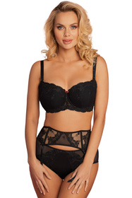 Biustonosz balkonetka Vena VB-450 czarny