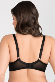 Biustonosz balkonetka Gorsenia K793 Jenny czarny  