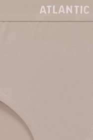 Atlantic 3CLP-009B 3-pack figi wysokie, bawełniane ecru/beżowy/ciemnobeżowy