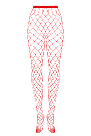 Obsessive S812 stockings Wyrób pończoszniczy rajstopy, czerwony