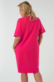 Sukienka Italian Fashion Stella kr.r. fuksja