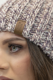 Komplet czapka+szalik Vivisence 7086Kmpl różowy