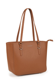 Vivisence T0017 torebka na ramię z zamkiem brown