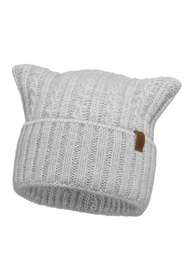 Czapka z uszami kota Vivisence 70117 szary