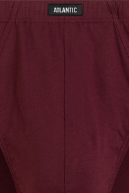 Atlantic 6SMP-001 slipy męskie klasyczne 6-pack bawełna, burgund/czarny/khaki/brąz/grafit/czarny