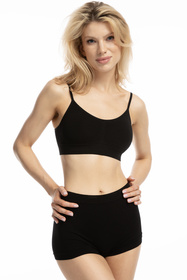Biustonosz braletka Julimex Bamboo Lounge Bra czarny
