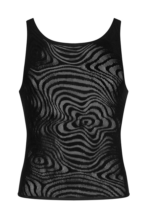 Koszulka bez rękawów Obsessive T103 sleeveless czarny